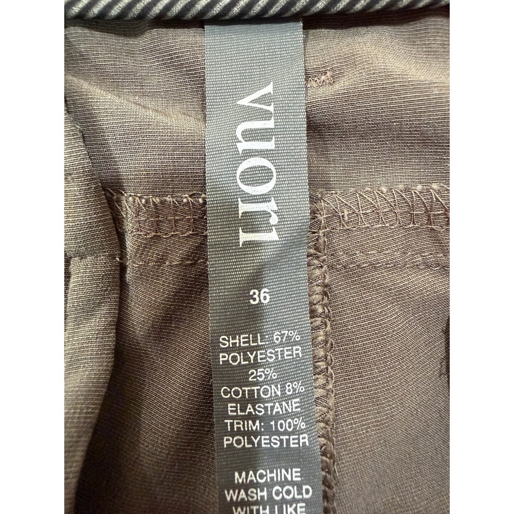 Vuori Aim Charcoal Grey Mens Performance Stretch Chino Shorts Size 36 - Picture 4 of 8